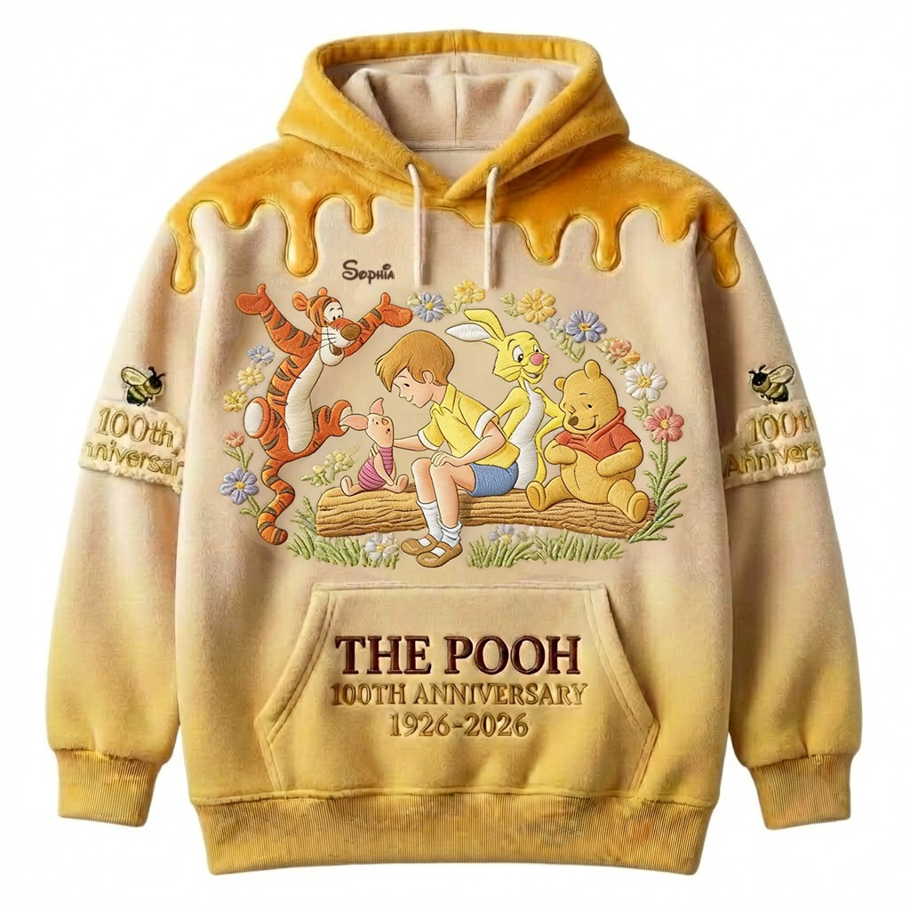 DSNY Honey Bear Celebrate Our 100th Anniversary - Personalized All Over Shirt - Gift For Movie Fans HH01