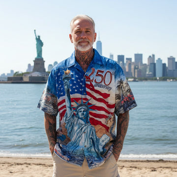 250th Anniversary Liberties - Hawaiian Shirt - Gift for Dad, Husband, Grandpa | HN02 - image 2