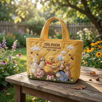 DSNY Honey Bear Celebrate 100 Years Of Friendship - Personalized Quilted Tote Bag HH01 - image 2