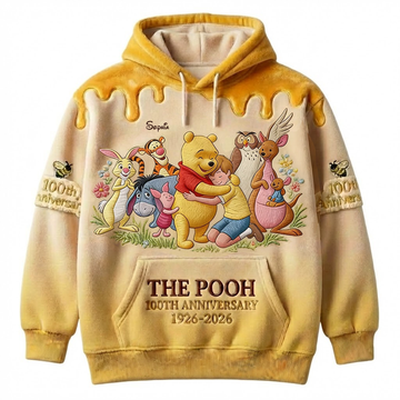 DSNY Honey Bear Celebrate Our 100th Anniversary - Personalized All Over Shirt - Gift For Movie Fans HH01