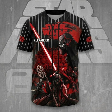 Stwa 50th Anniversary The Force Awakens - Personalized Baseball Jersey - Gift For Movie Fans BA01.