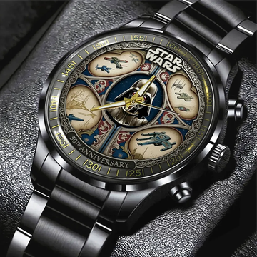 Stwa 50th Anniversary - Personalized Hand Watch - Gift For Movie Fans HH01