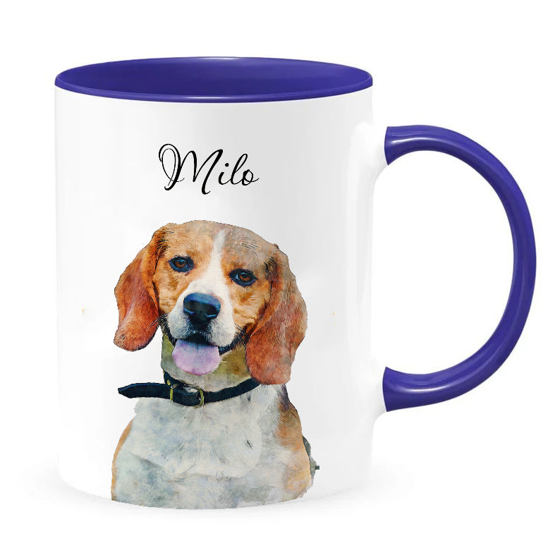 litzzy Custom Pet Mug With Photo And Name, Custom Pet Mug, Dog Cat Coffee Cup, Dog Mom Mug, Cat Mom Mug, Personalized Cat Dad Mug, New Dog Mug Mug   