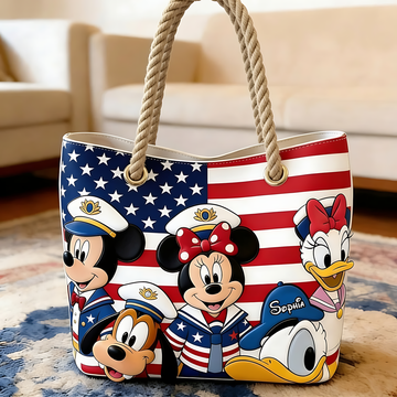 Magical Cruiser Celebrates 250th Freedom Anniversary - Personalized Beach Bag - Vacation Gift For Movie Fans - MkMo