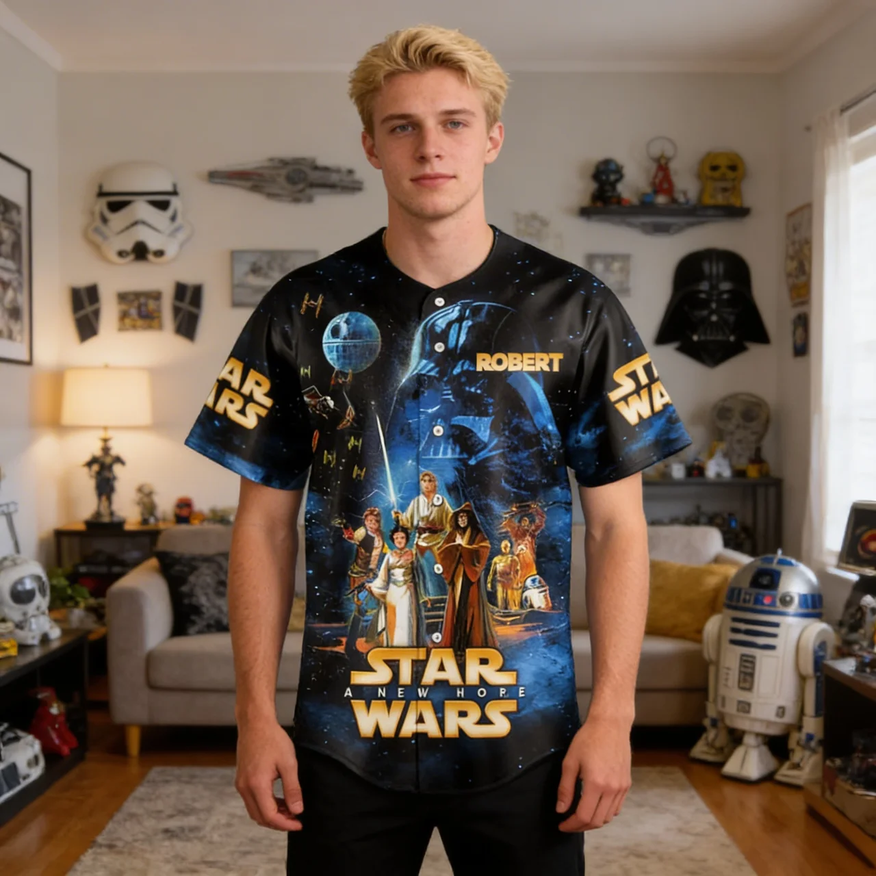 Stwa 50th Anniversary - Personalized Baseball Jersey - Gift For Movie Fans HH01