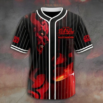 Stwa 50th Anniversary Red Shadow Lord - Personalized Baseball Jersey - Gift For Movie Fans BA01.