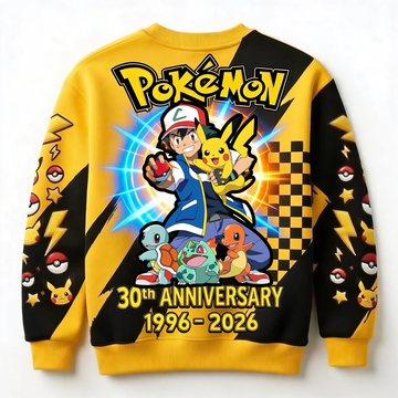 PoMo Celebrate 30 Years Of Catching Them All - Personalized All Over Shirt - Anniversary Gift For Movie Fans BA01