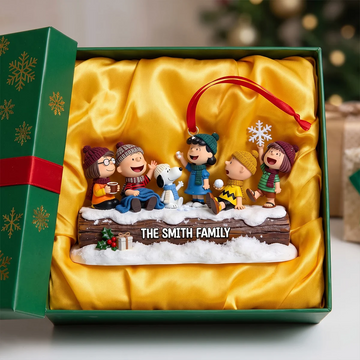 Penu And Nutty Gang Custom Name Christmas Gift For Family - Personalized Acrylic Ornament HH01
