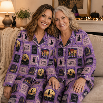 Witch Trio Halloween Spooky Season - Personalized Pajama-Witch Sisters-DN0909261506