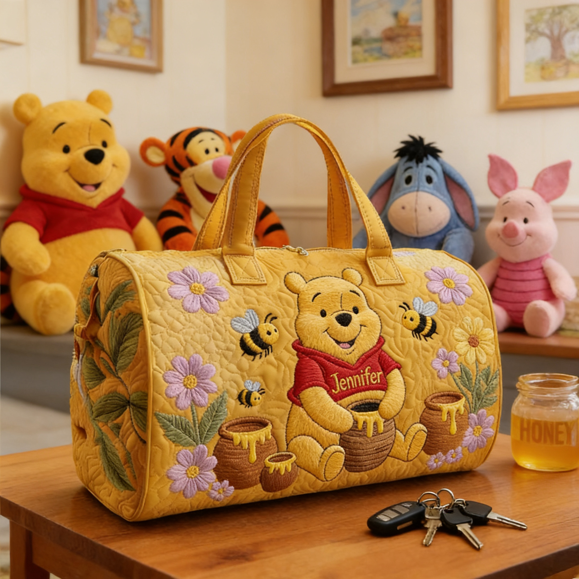 Honey Bears Adventure - Personalized Quilted Duffle Bag - Gift For Movie Fans - DSNY - image 2