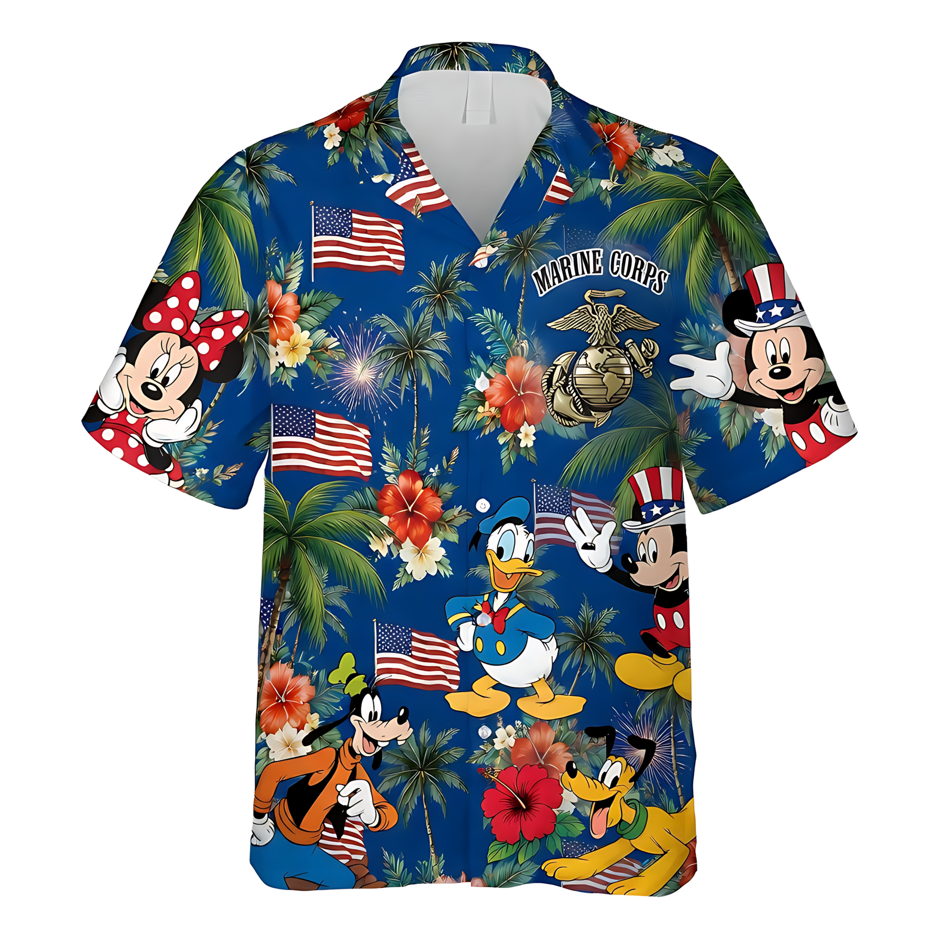 MkMo 250th Anniversary With Magical Friends - Personalized Hawaiian Shirt - Independence Gift For Movie Fans - image 2