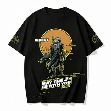 Stwa May The 4th Be With You - Personalized All Over Shirt - Gift For Movie Fans HH01