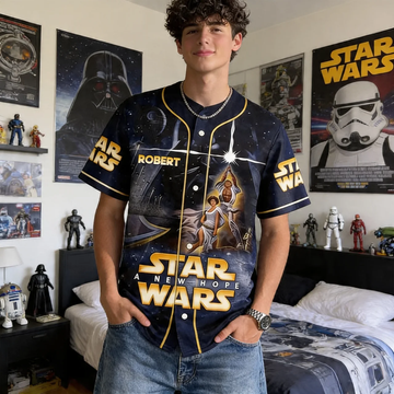 Stwa Celebrate 50 Years With All Legends - Personalized Baseball Jersey - Anniversary Gift For Movie Fans HH01