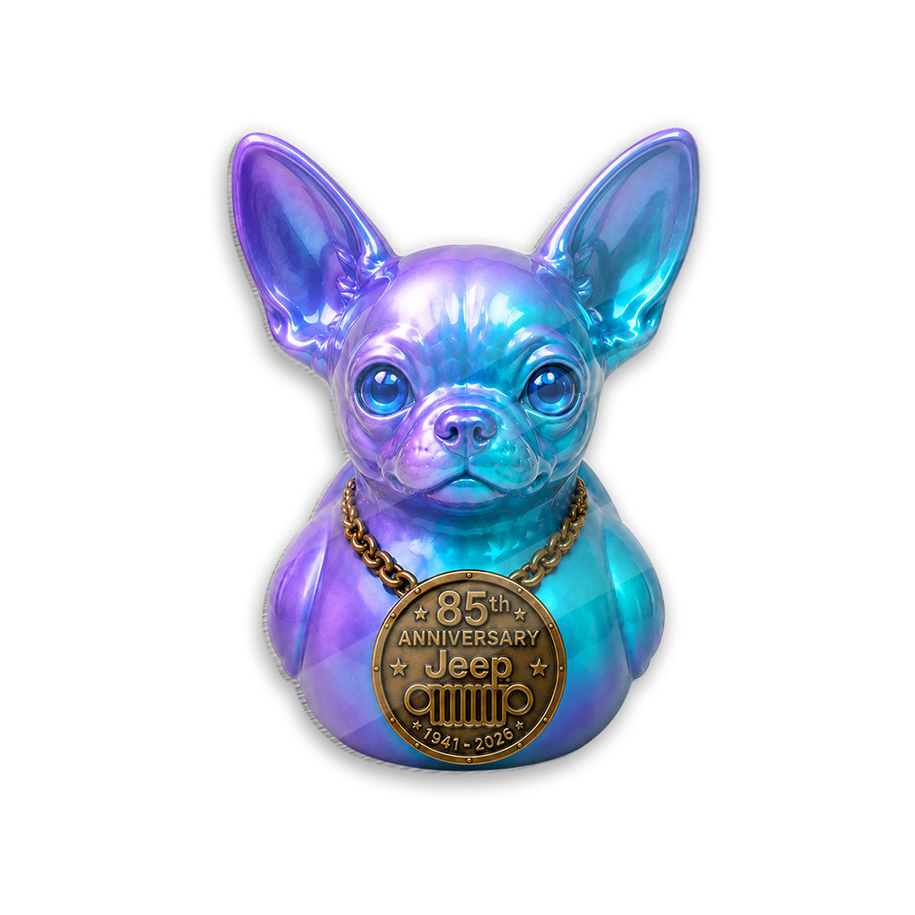 Jeep 85th Anniversary Dog Duck Acrylic Magnet TN2608271507