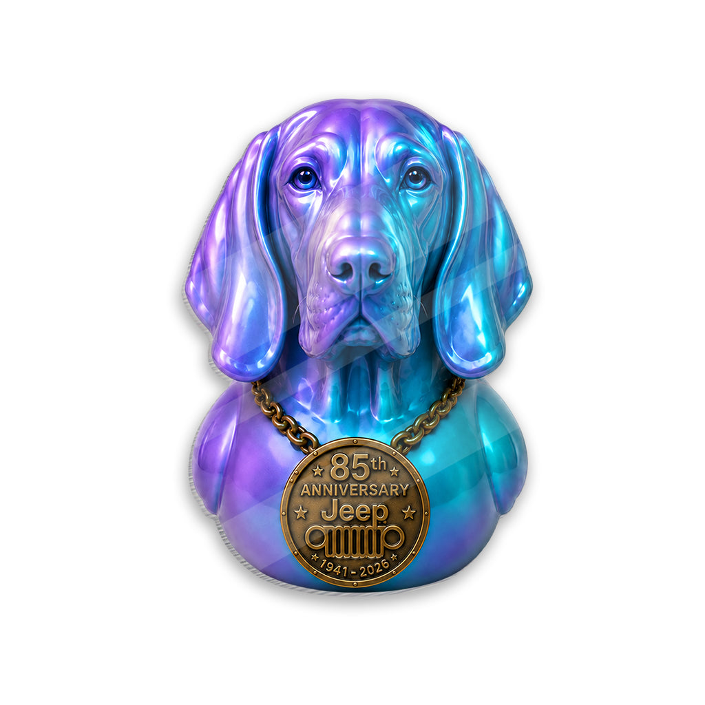 Jeep 85th Anniversary Dog Duck Acrylic Magnet TN2608271507