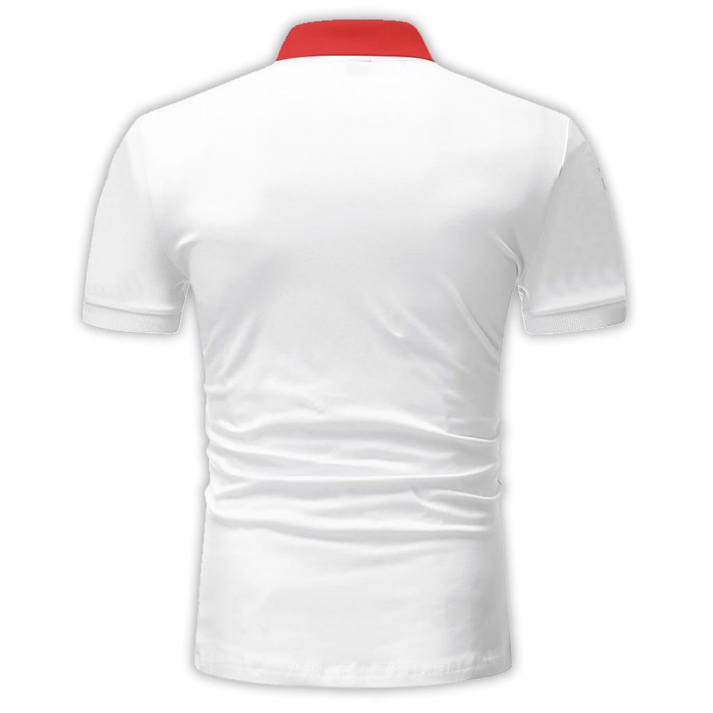 MkMo 250th Anniversary With Funny Friends - Personalized Polo Shirt - Independence Gift For Movie Fans