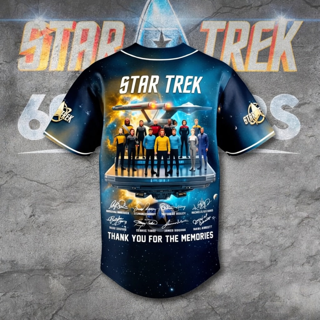 SaTr 60 Years Being Space Crew - Personalized Baseball Jersey - Gift For Movie Fans
