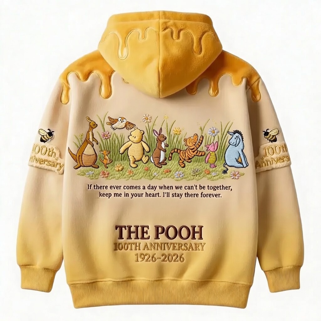 DSNY Honey Bear Keep Me In Your Heart - Celebrate 100th Anniversary - Personalized All Over Shirt - Gift For Movie Fans HH01