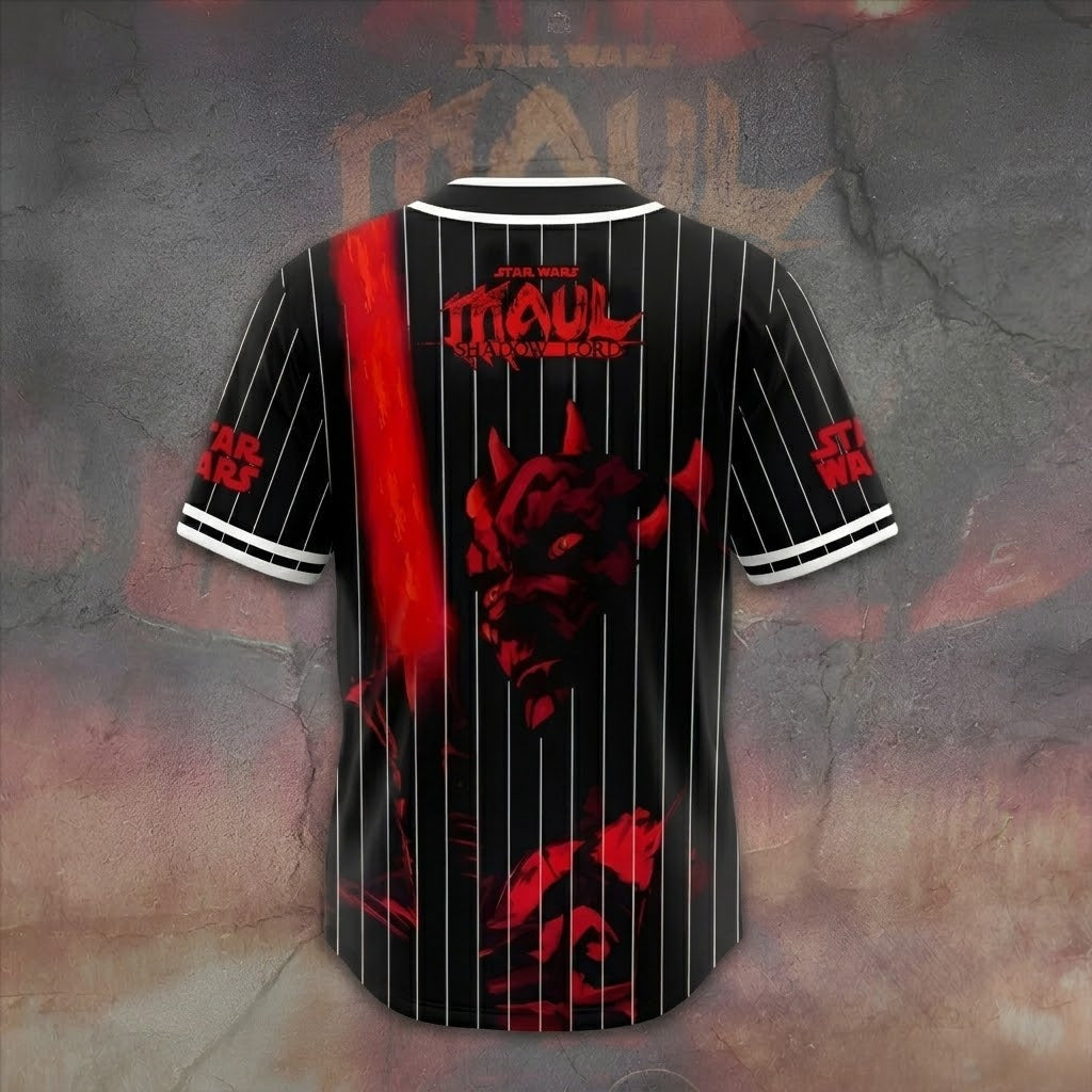 Stwa 50th Anniversary Red Shadow Lord - Personalized Baseball Jersey - Gift For Movie Fans BA01.