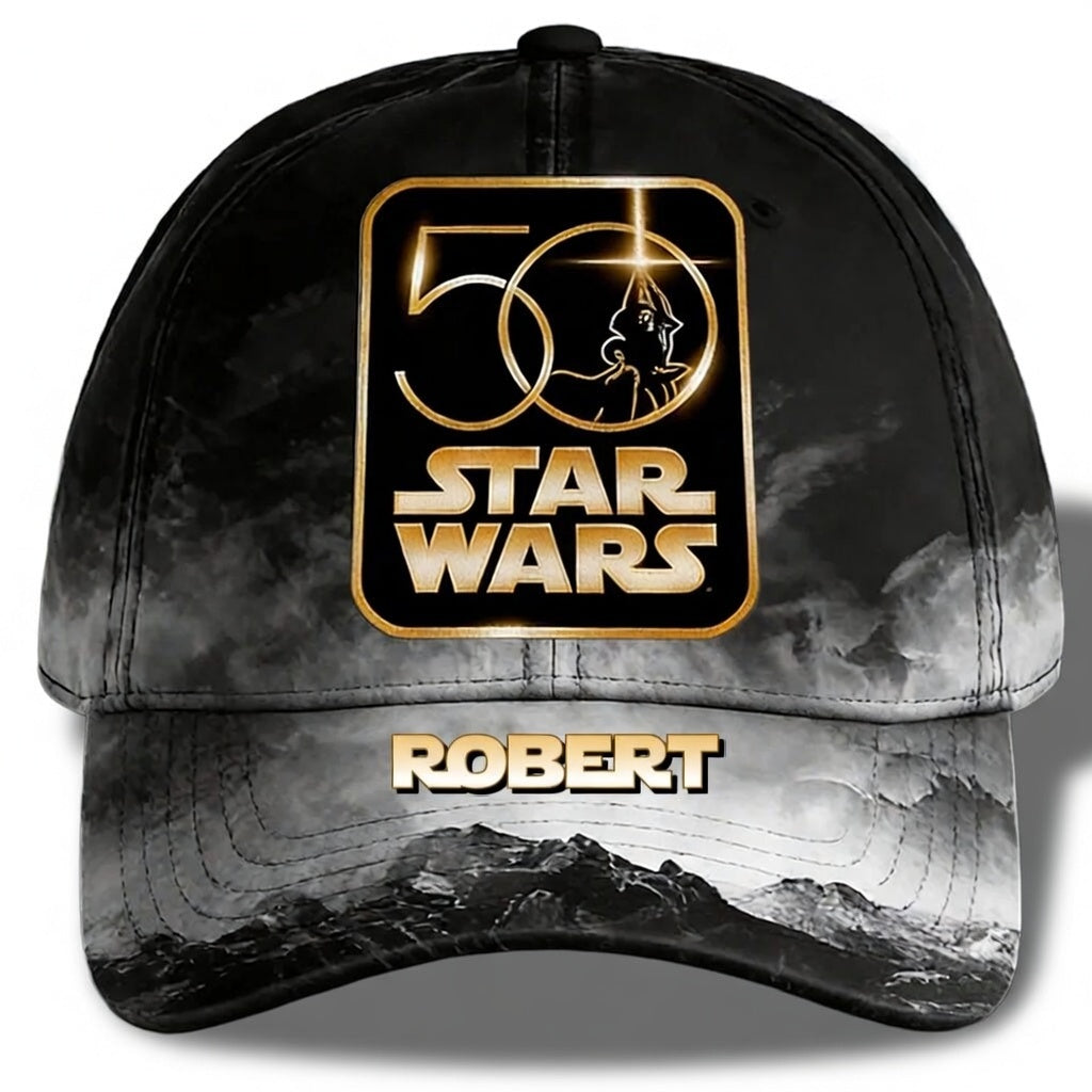 Stwa Galazy Star Celebrating 50th Anniversary - Personalized Classic Cap - Gift For Movie Fans HH01