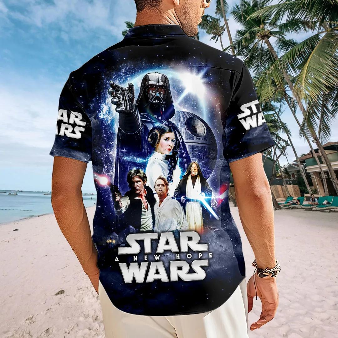 Stwa Galazy Star 50th Anniversary - Personalized Hawaiian Shirt - Gift For Movie Fans HH01 - image 3
