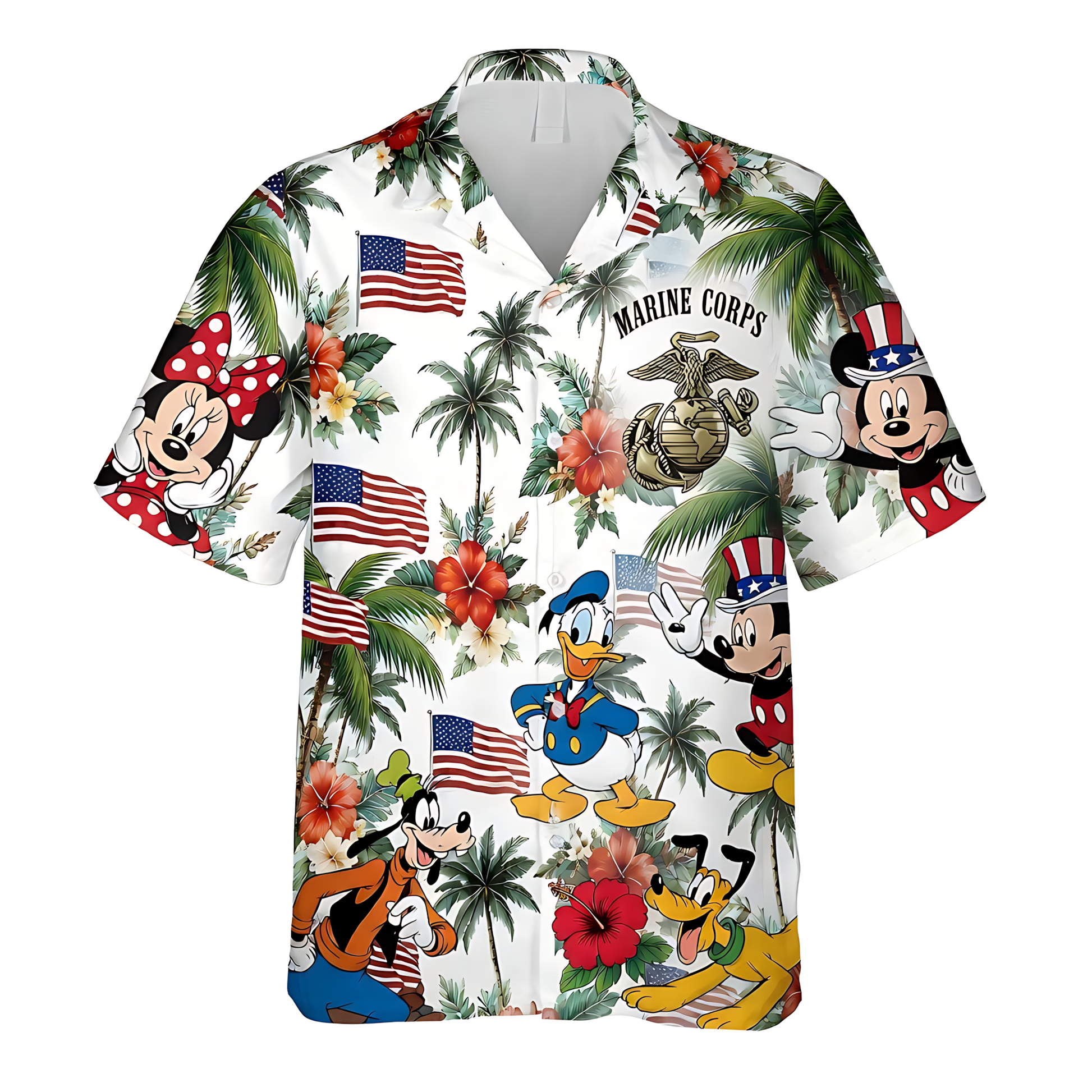 MkMo 250th Anniversary With Magical Friends - Personalized Hawaiian Shirt - Independence Gift For Movie Fans - image 3