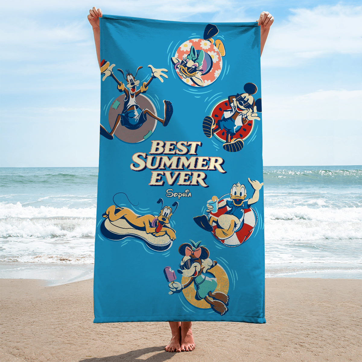 MkMo Best Summer Ever - Personalized Beach Towel - Vacation Gift for Travelers HH01 - image 4