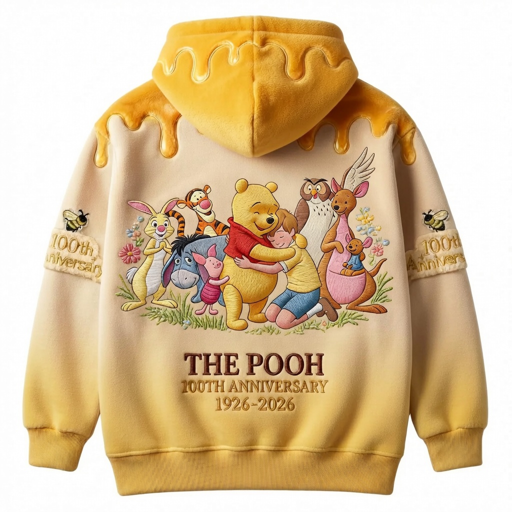 DSNY Honey Bear Celebrate Our 100th Anniversary - Personalized All Over Shirt - Gift For Movie Fans HH01