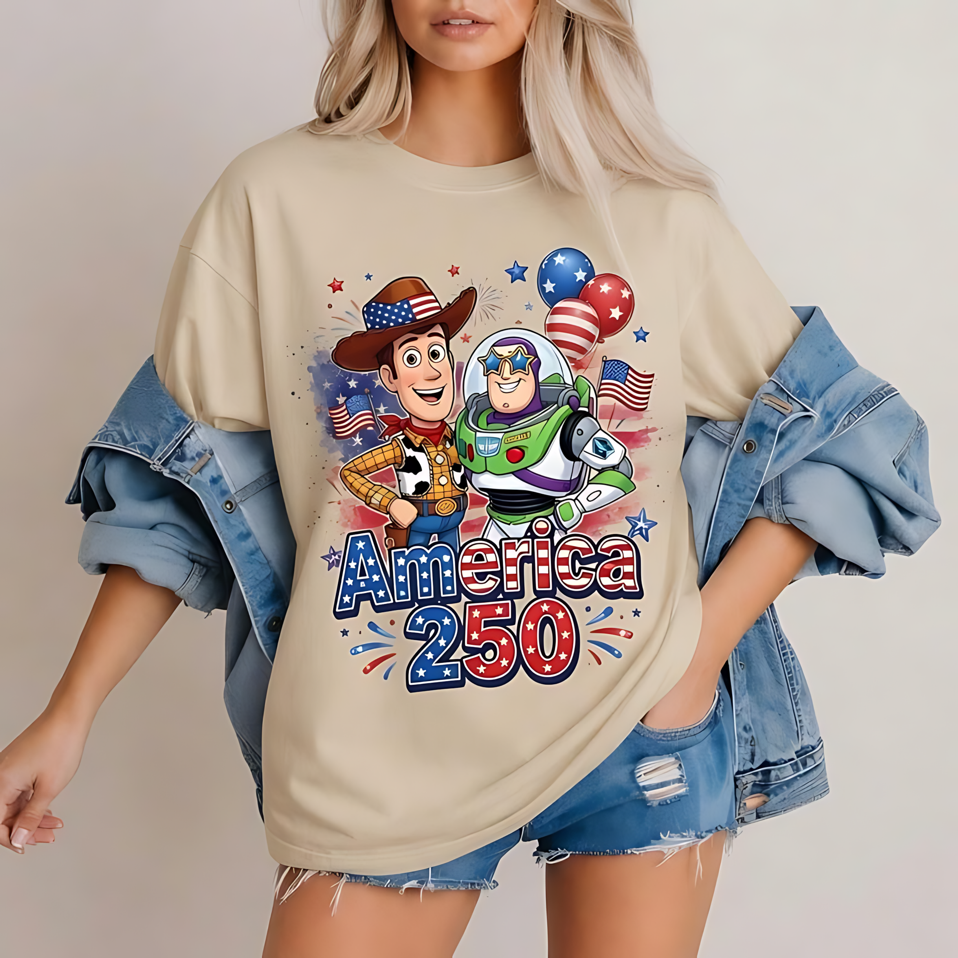 250th America Anniversary With Cowboy And Green Warrior - Personalized Shirt - Independence Gift For Movie Fans - DSNY - image 3