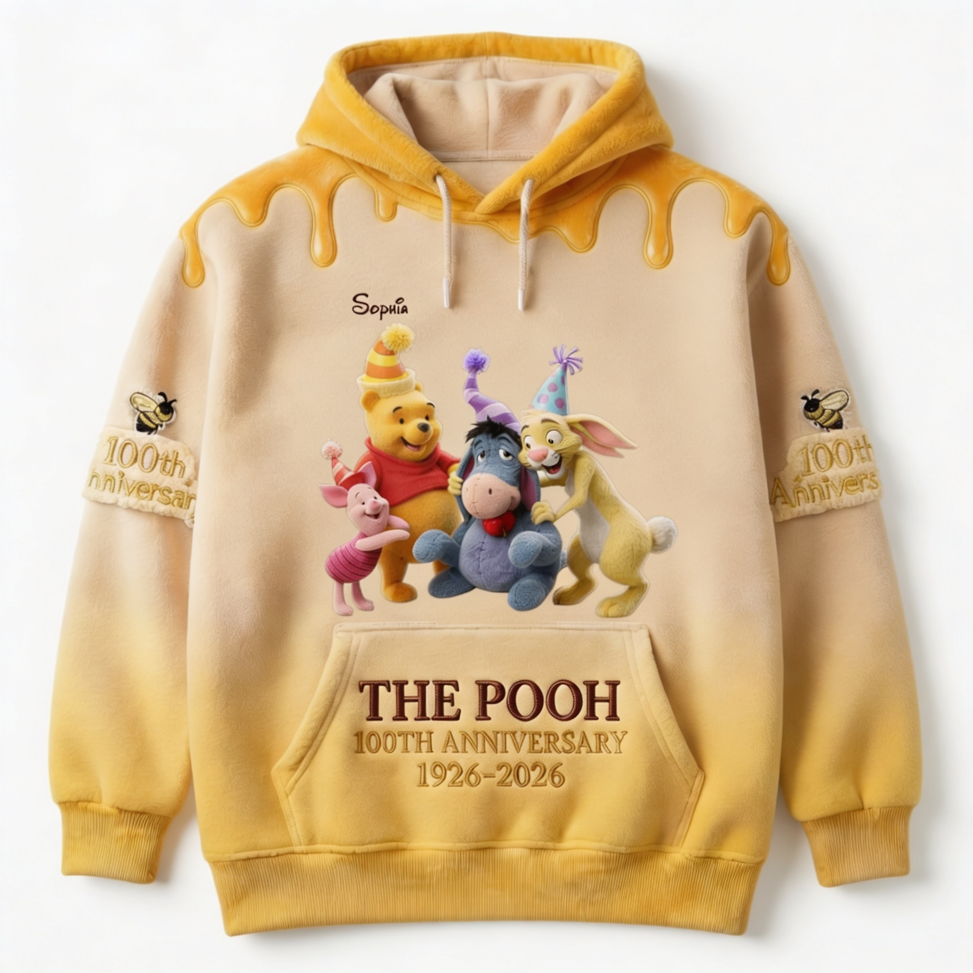 DSNY 100th Anniversary Honey Bear With Friends - Personalized All Over Shirt - Gift For Movie Fans