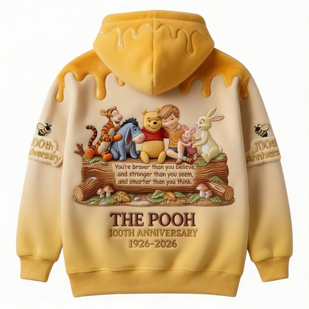 DSNY Honey Bear And Friends Celebrate 100th Anniversary - Personalized All Over Shirt - Gift For Movie Fans BA01