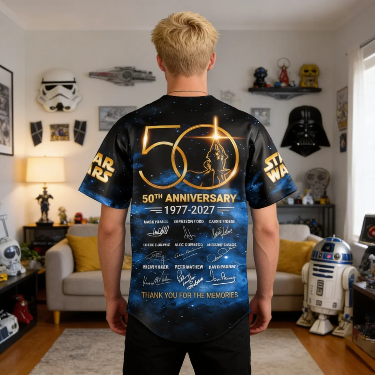 Stwa 50th Anniversary - Personalized Baseball Jersey - Gift For Movie Fans HH01