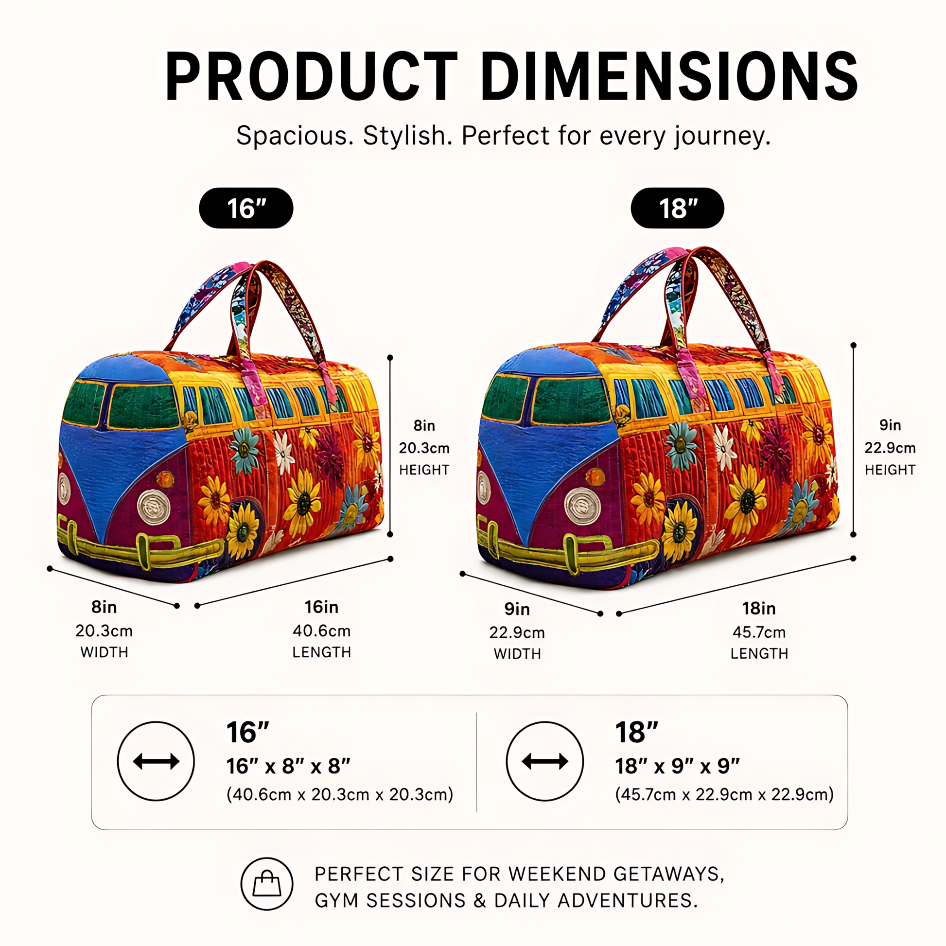 Honey Bears Adventure - Personalized Quilted Duffle Bag - Gift For Movie Fans - DSNY - image 6
