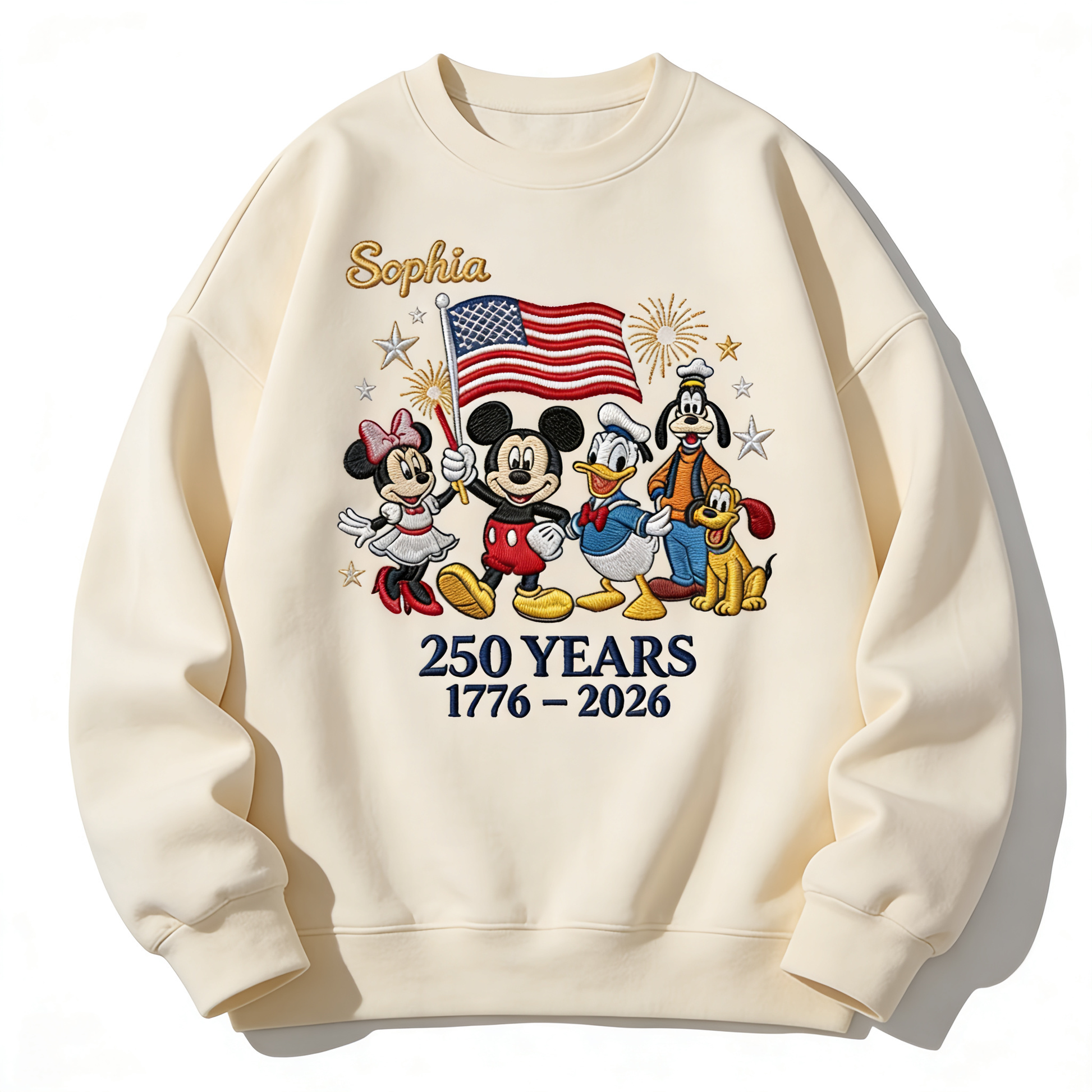MkMo 250th Anniversary Magical Mouse With Friends - Personalized All Over Shirt - Independence Gift For Patriots, Movie Fans
