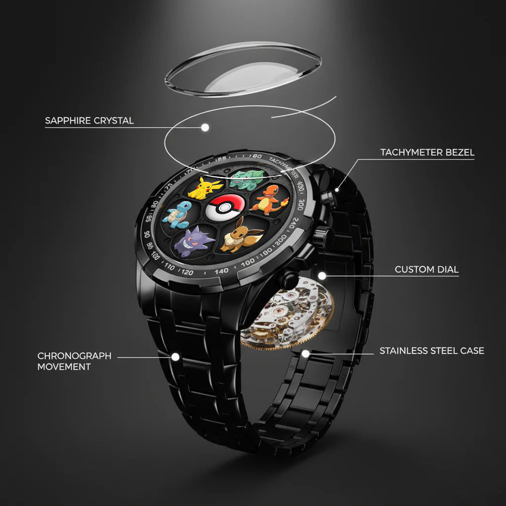 PoMo Celebrate 30th Anniversary - Personalized Hand Watch - Gift For Movie Fans HH01