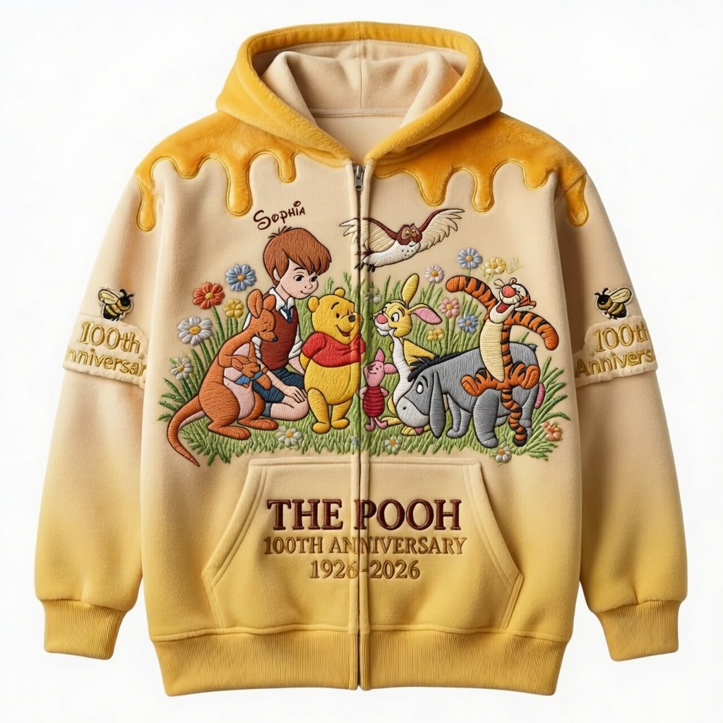DSNY Honey Bear 100 Years Of Friendship - Personalized All Over Shirt - Gift For Movie Fans HH01