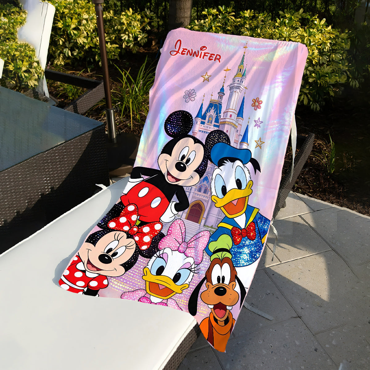 Magical Friend - Personalized Beach Towel/ Bath Towel - Gift For Fan Movies - MkMo - image 4