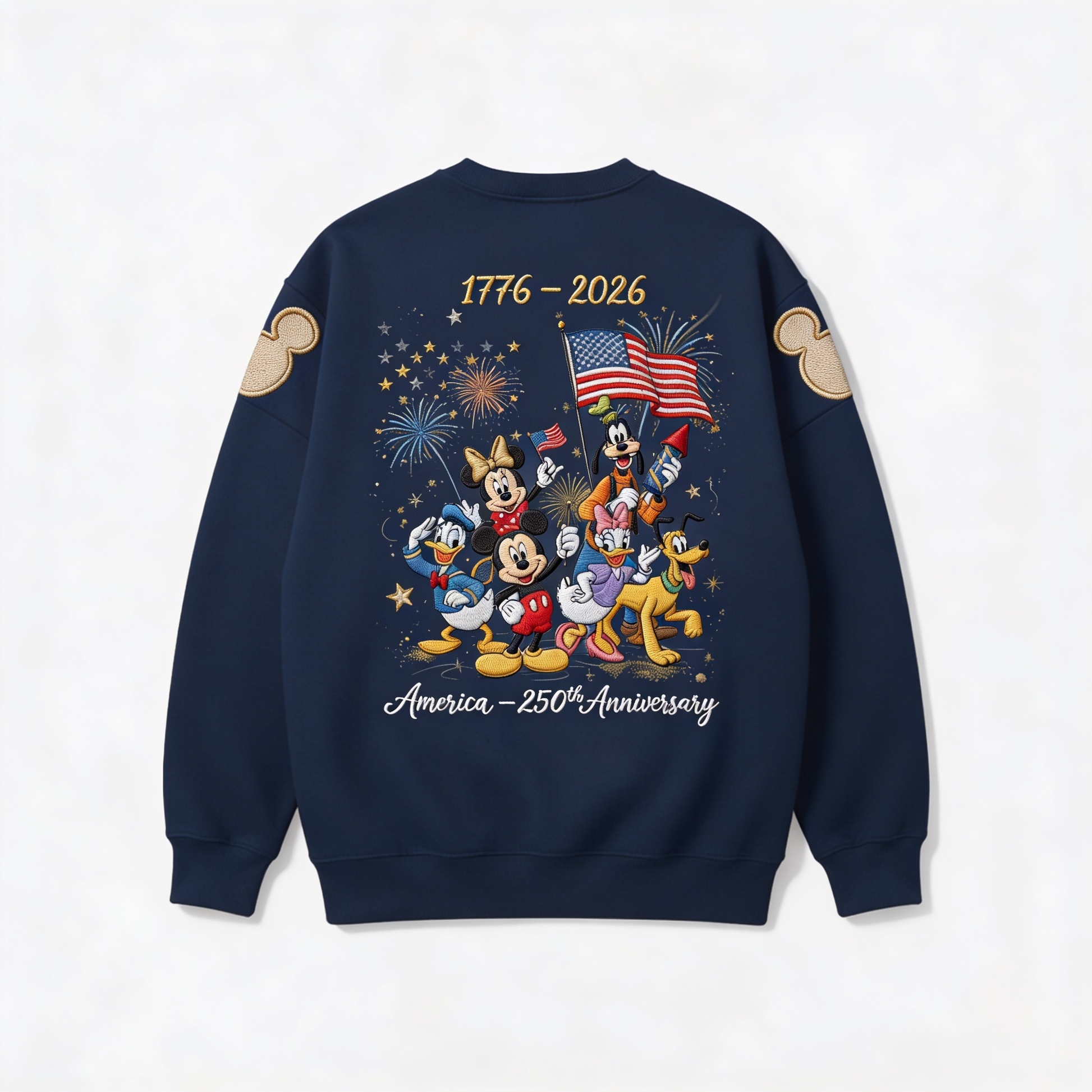 MkMo 250th Anniversary With Funny Friends - Personalized All Over Shirt - Independence Gift For Movie Fans