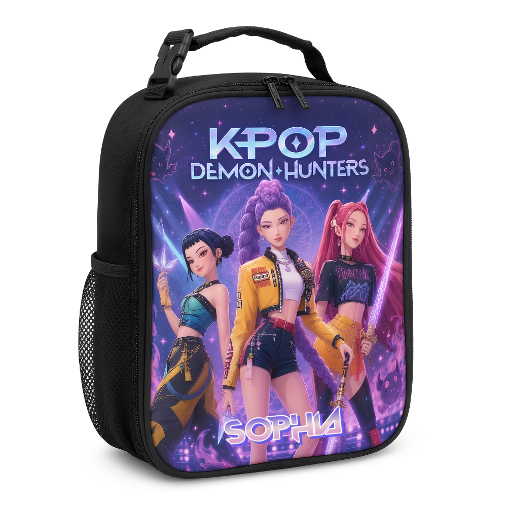 Just Loves Fantasy Girl - Personalized Backpack, Lunch Bag, Pencil Case & Water Bottle - Back to School Gift HH01