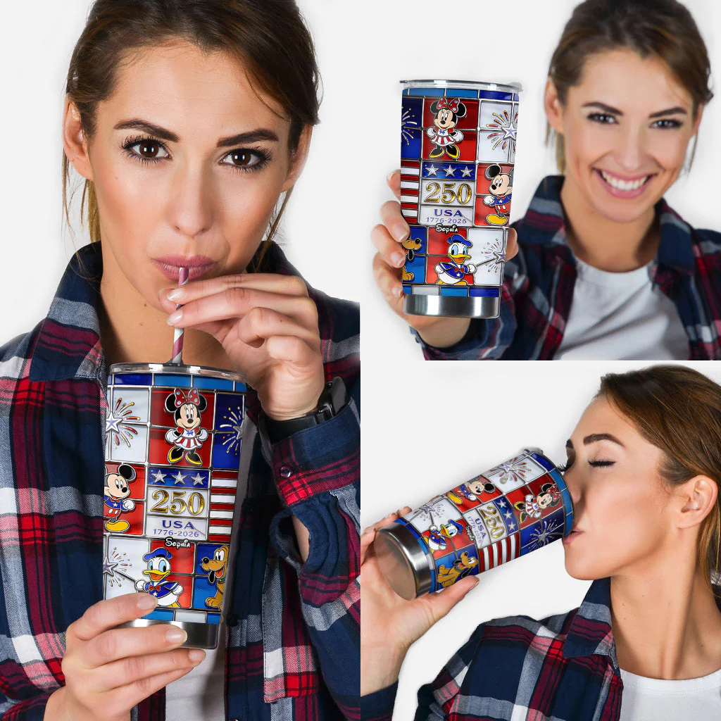 MkMo 250th Anniversary With Funny Friends - Personalized Tumbler - Independence Gift For Movie Fans BA01