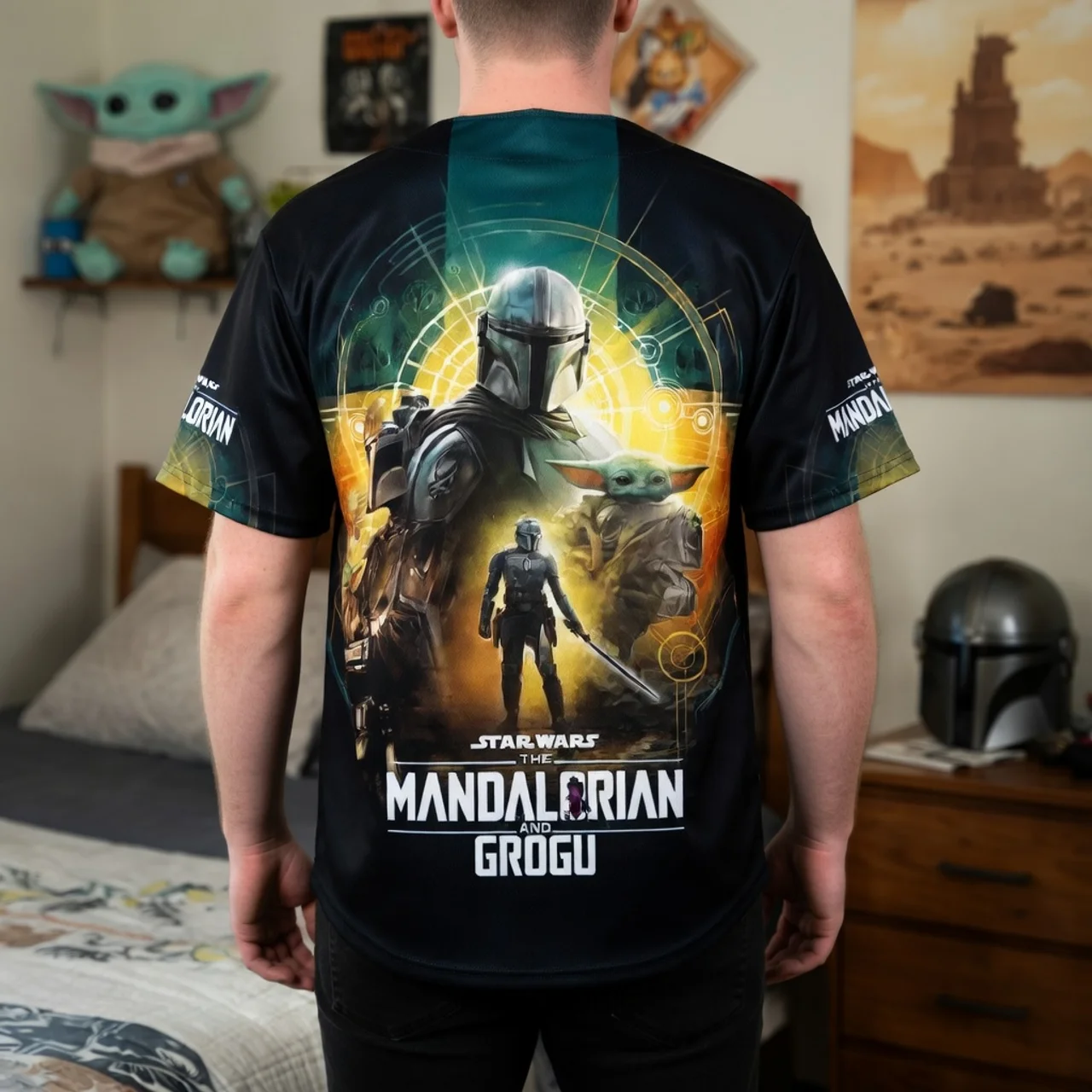 Stwa Galactic Tracker - Personalized Baseball Jersey For Adult, Kid, Toddler - Gift For Movie Fans HH01