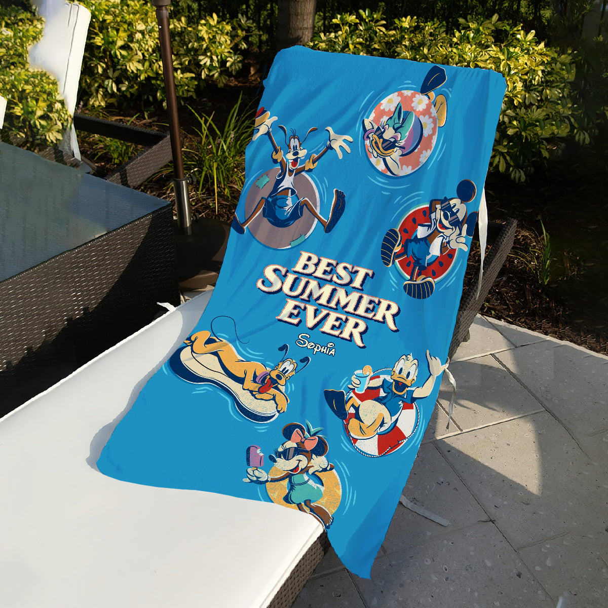 MkMo Best Summer Ever - Personalized Beach Towel - Vacation Gift for Travelers HH01 - image 6