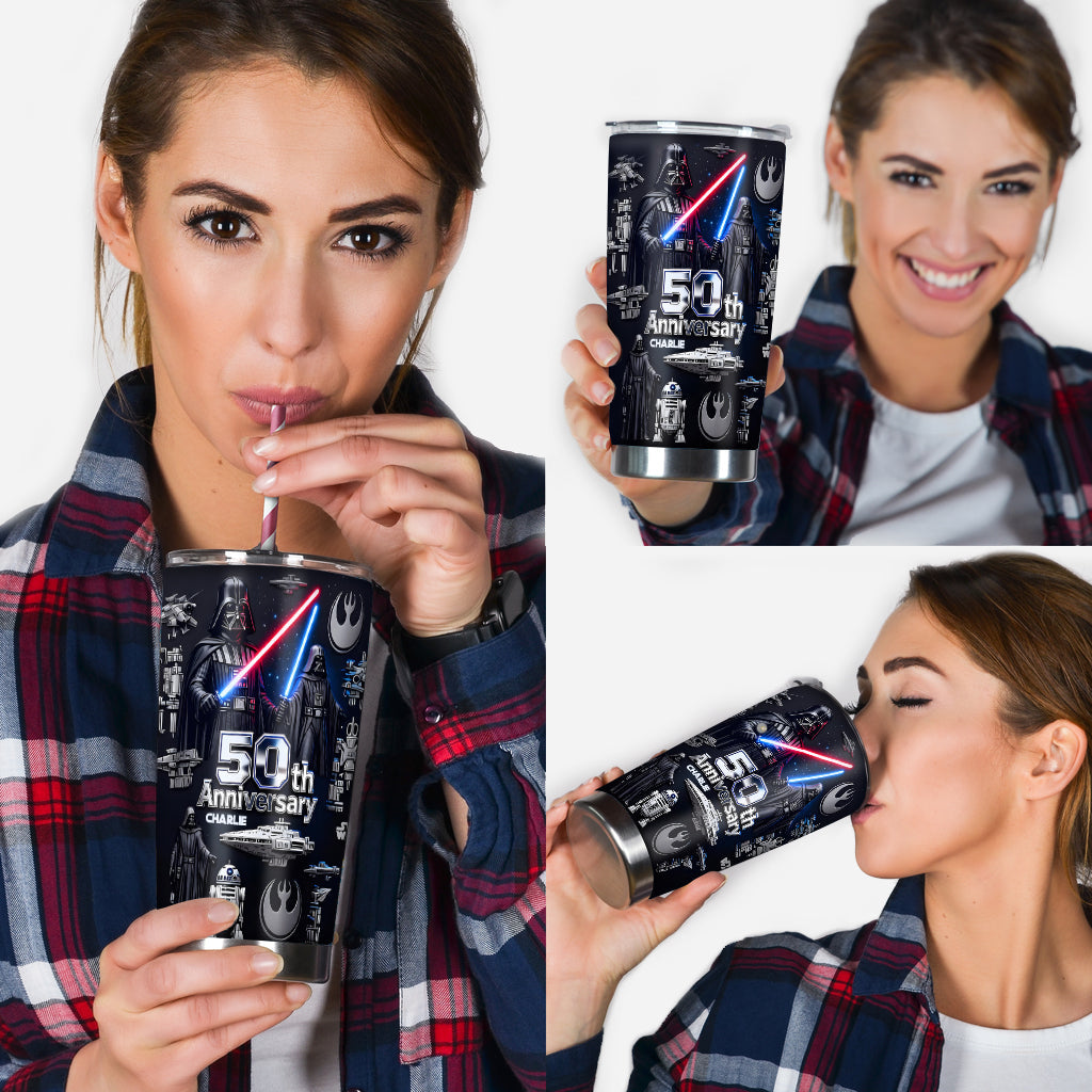 Stwa Galaxy Star Celebrate 50th Anniversary - Personalized Tumbler - Gift For Movie Fans NL122