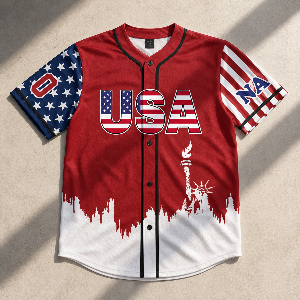 America Love It Or Leave It Bald Eagle - Personalized Baseball Jersey - Gift For Patriots - image 4