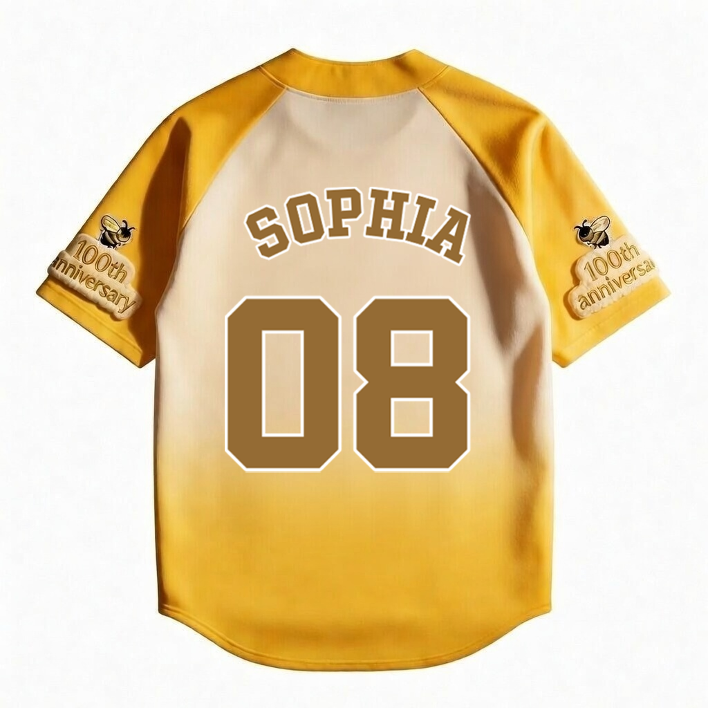 DSNY Honey Bear Celebrate Our 100th Anniversary - Personalized Baseball Jersey For Adult, Kid, Toddler - Gift For Movie Fans HH01
