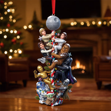 Stwa Climbing Cosmic Characters Custom Name Christmas Gift For Fan Movies - Personalized Premium 3D Acrylic Ornament TN2409261639