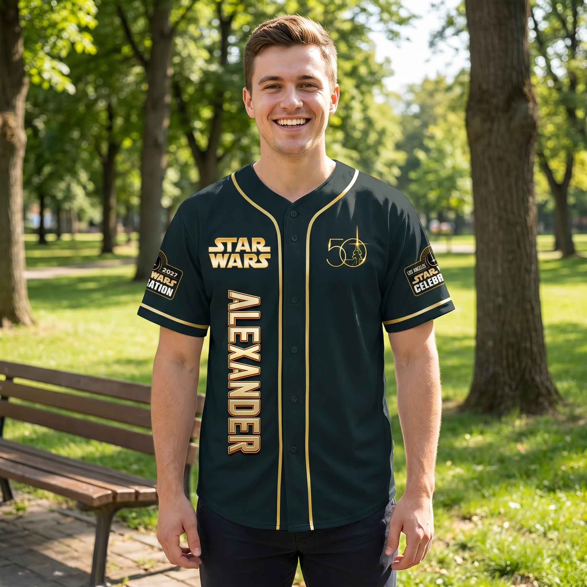 Stwa 50th Anniversary Space Celebration - Personalized Baseball Jersey - Gift For Movie Fans BA01