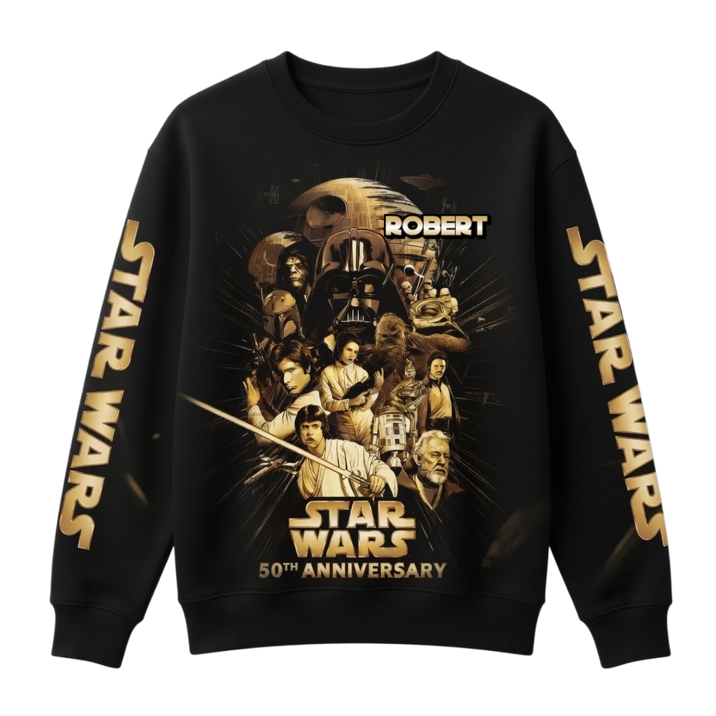 Stwa Celebrate 50 Years With All Legends - Personalized All Over Shirt - Gift For Movie Fans HH01