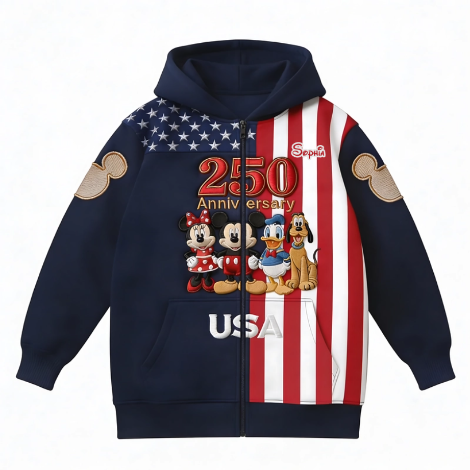 MkMo 250th Anniversary With Funny Friends - Personalized All Over Shirt - Independence Gift For Movie Fans