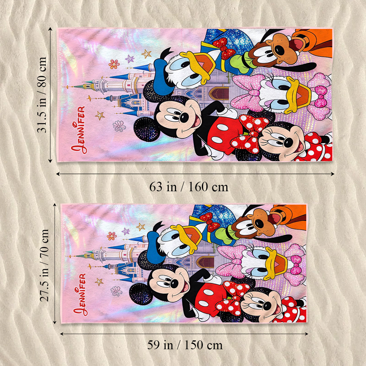 Magical Friend - Personalized Beach Towel/ Bath Towel - Gift For Fan Movies - MkMo - image 5